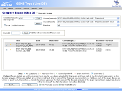 GEMS Type 1.4.7. Release - Compare Exams